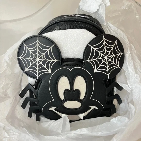 Loungefly | Bags | Nwt Spiderweb Mickey Loungefly | Poshmark display picture 2